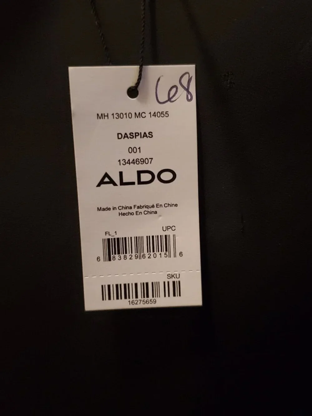 Aldo Daspias Black Satchel Handbag